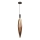 Suspension sur câble NORDIC 1xG9/5W/230V noir/cuivre