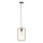 Suspension sur câble OSTOR 1xE27/40W/230V beige/noir