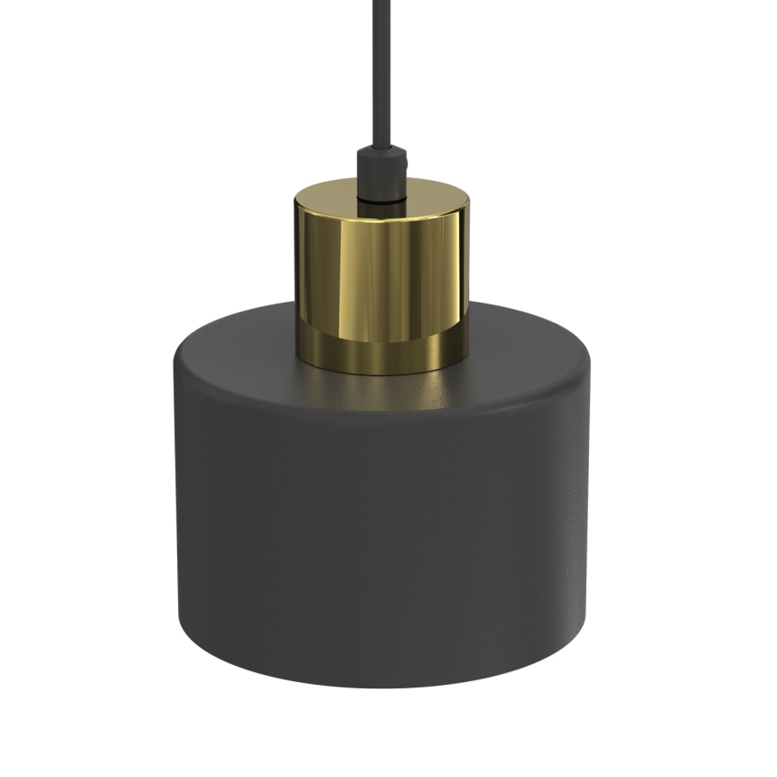 Suspension sur câble PARKLA 1xE27/15W/230V noire