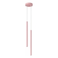 Suspension sur câble PASTELO 2xG9/8W/230V rose