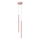Suspension sur câble PASTELO 2xG9/8W/230V rose