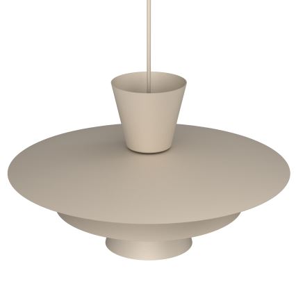 Suspension sur câble PLATO 1xE27/15W/230V beige