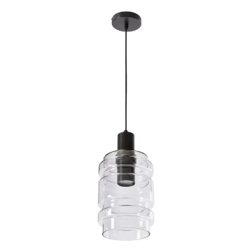 Suspension sur câble RADON 1xE27/40W/230V, transparente