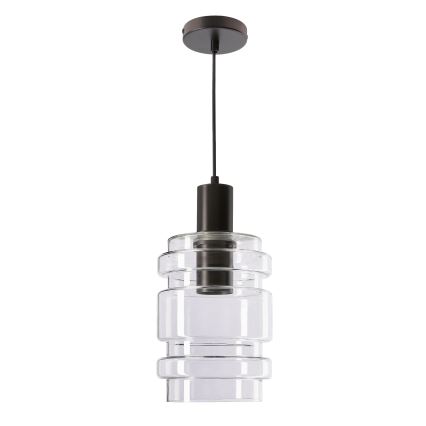 Suspension sur câble RADON 1xE27/40W/230V, transparente