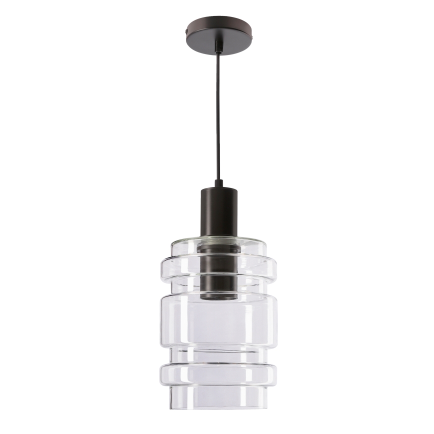 Suspension sur câble RADON 1xE27/40W/230V, transparente