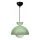 Suspension sur câble SALVA 1xE27/15W/230V verte