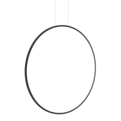 Suspension sur câble SATURNO LED 46 W/230 V Ø 80 cm IP44, noire