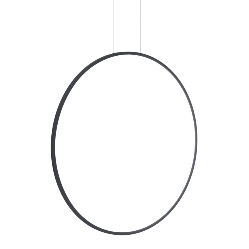 Suspension sur câble SATURNO LED 46 W/230 V Ø 80 cm IP44, noire