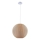 Suspension sur câble SENSAI 1xE27/20W/230V Ø 40 cm beige