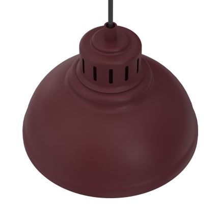 Suspension sur câble SVEN 2xE27/15W/230V bordeaux