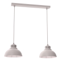 Suspension sur câble SVEN 2xE27/15W/230V crème