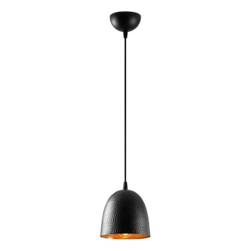 Suspension sur câble TATTOO 1xE27/40W/230V Ø 16 cm noire