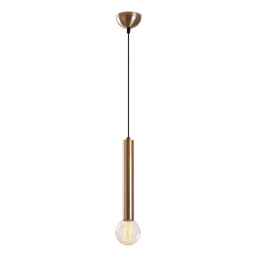 Suspension sur câble TEMPO 1xE27/40W/230V dorée