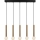 Suspension sur câble TEMPO 5xE27/40W/230V dorée