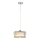 Suspension sur câble VETRO 1xE27/60W/230V chromé brillant