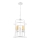 Suspension sur chaîne CONSTANTINE 5xE27/60W/230V blanc