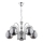 Suspension sur chaîne HERO 5xE14/40W/230V chrome brillant