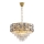 Suspension sur chaîne LUXURIA 9xE14/40W/230V doré