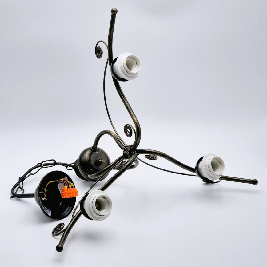 Suspension sur chaîne RETRO II 3xE27/60W/230V
