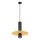 Suspension sur cordon PELTA 1xGU10/10W/230V noir/jaune