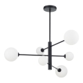 Suspension sur tige DORADO 6xG9/40W/230V noir