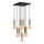 Suspension TEMPO sur câble 9xE27/40W/230V, finition dorée