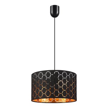 Suspension ULLE 1xE27/15W/230V noire
