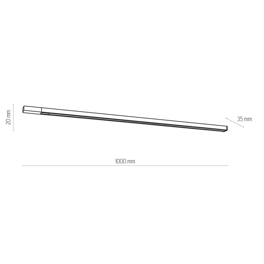 Système de rail monophase TRACER 1 m noir