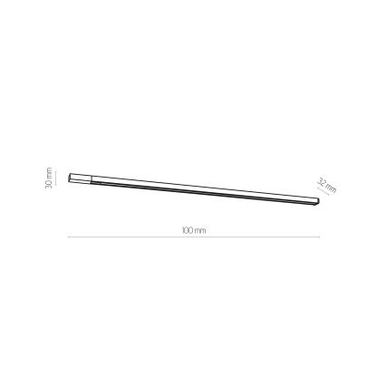 Système de rail triphasé TRACER 1 m blanc
