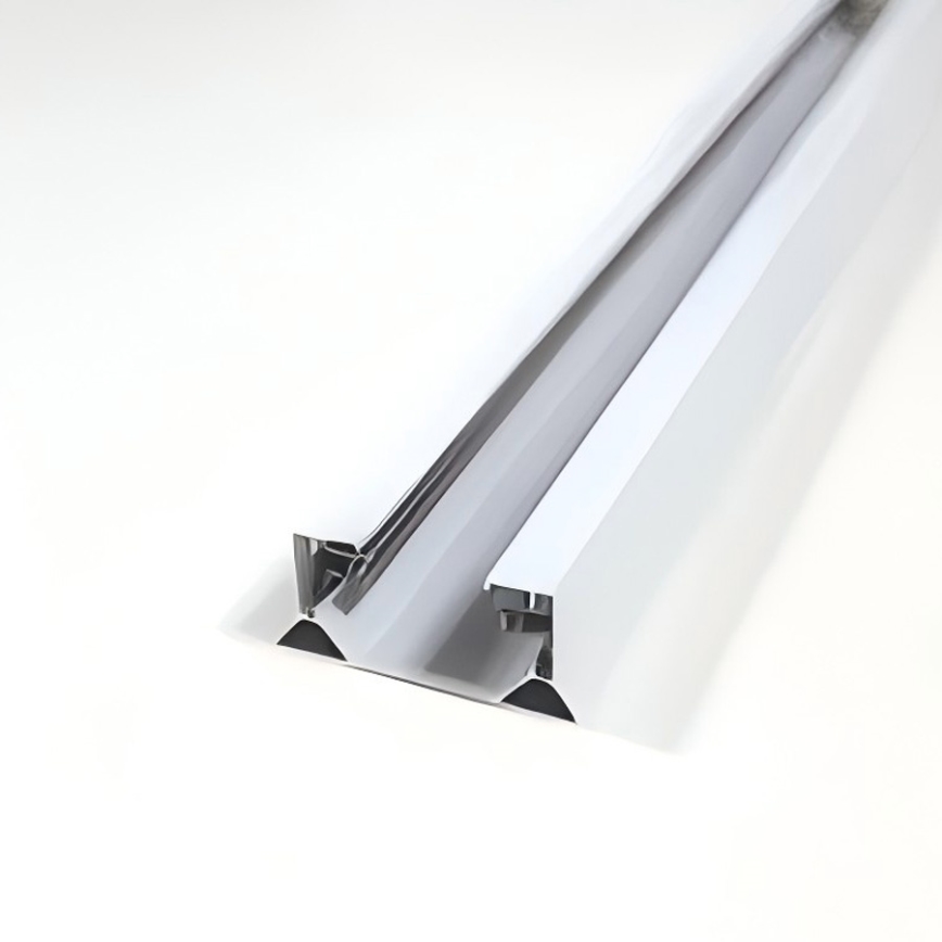 Système sur rail monophasé 1 m blanc