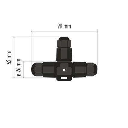 T-Abzweigkabelverbinder IP68
