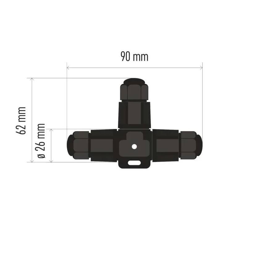 T-Abzweigkabelverbinder IP68