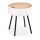 Table basse AURA 45x38 cm blanc/noir/beige