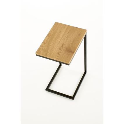 Table basse AURIA chêne/noir
