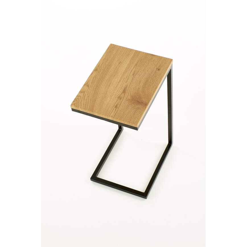 Table basse AURIA chêne/noir