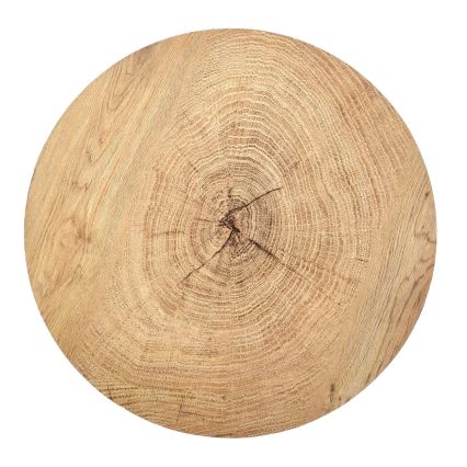 Table basse BROOKLYN 45x45 cm noir/beige