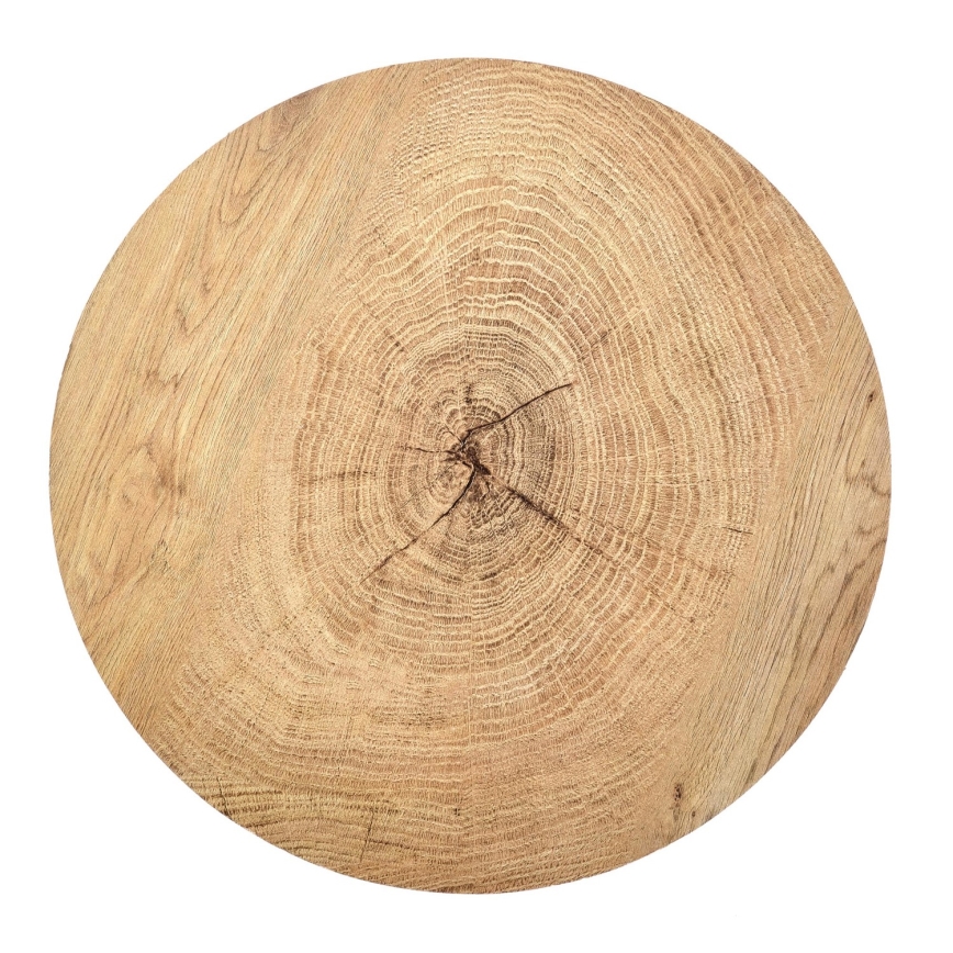 Table basse BROOKLYN 45x45 cm noir/beige