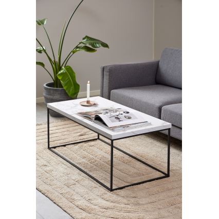 Table basse CAMILO blanc