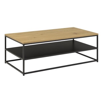 Table basse CORA chêne/noir