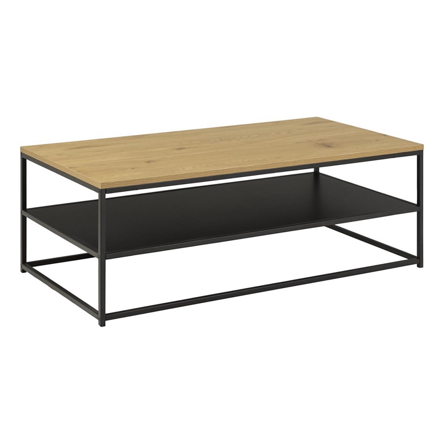 Table basse CORA chêne/noir