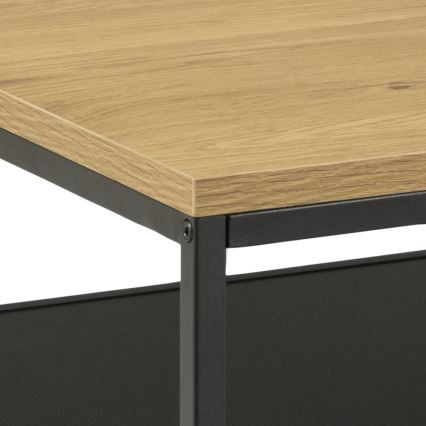 Table basse CORA chêne/noir