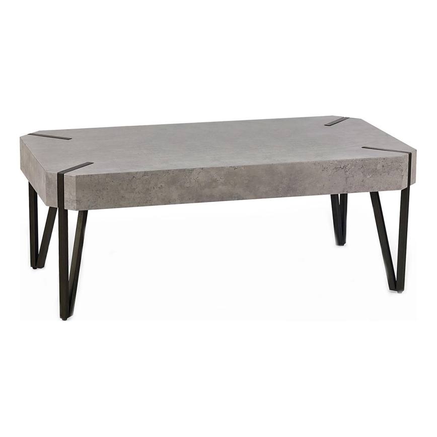 Table basse EMILY 42x110 cm béton