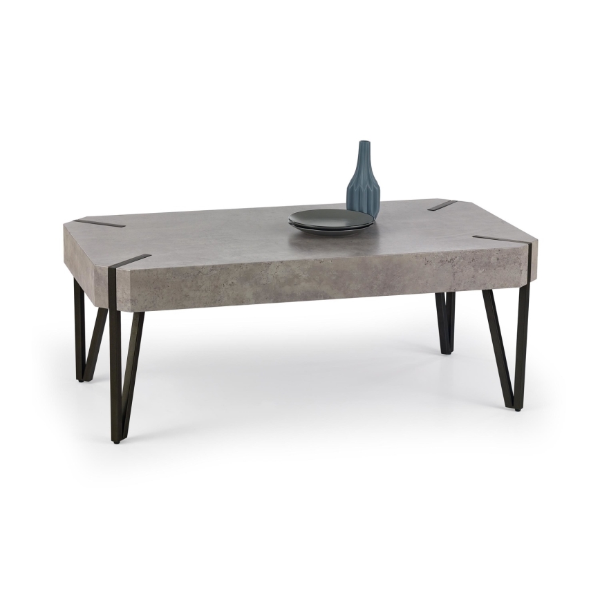 Table basse EMILY 42x110 cm béton