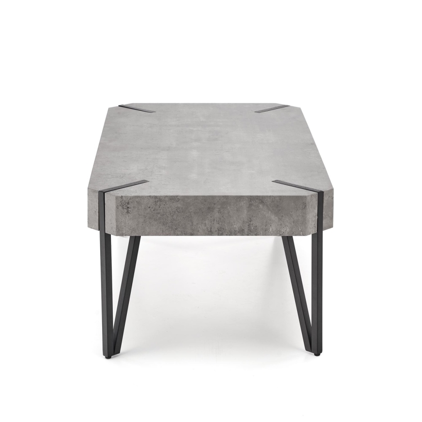 Table basse EMILY 42x110 cm béton