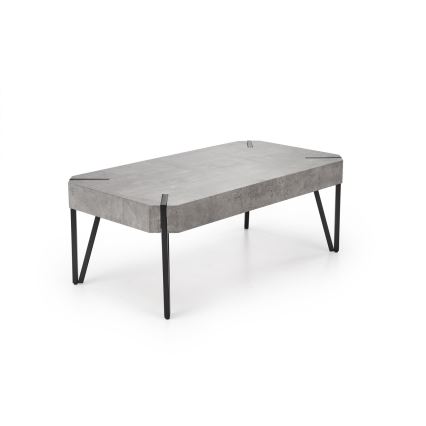 Table basse EMILY 42x110 cm béton