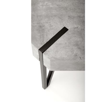 Table basse EMILY 42x110 cm béton