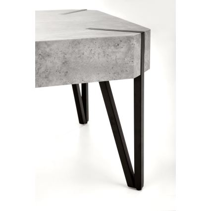 Table basse EMILY 42x110 cm béton