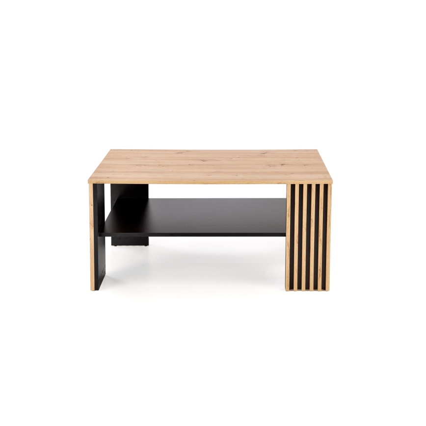Table basse FORMA 110 x 65 cm marron/noir