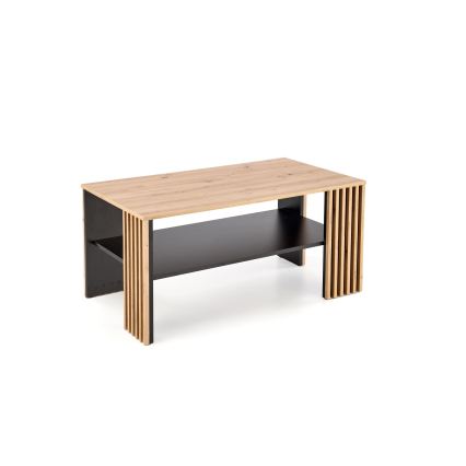 Table basse FORMA 110 x 65 cm marron/noir