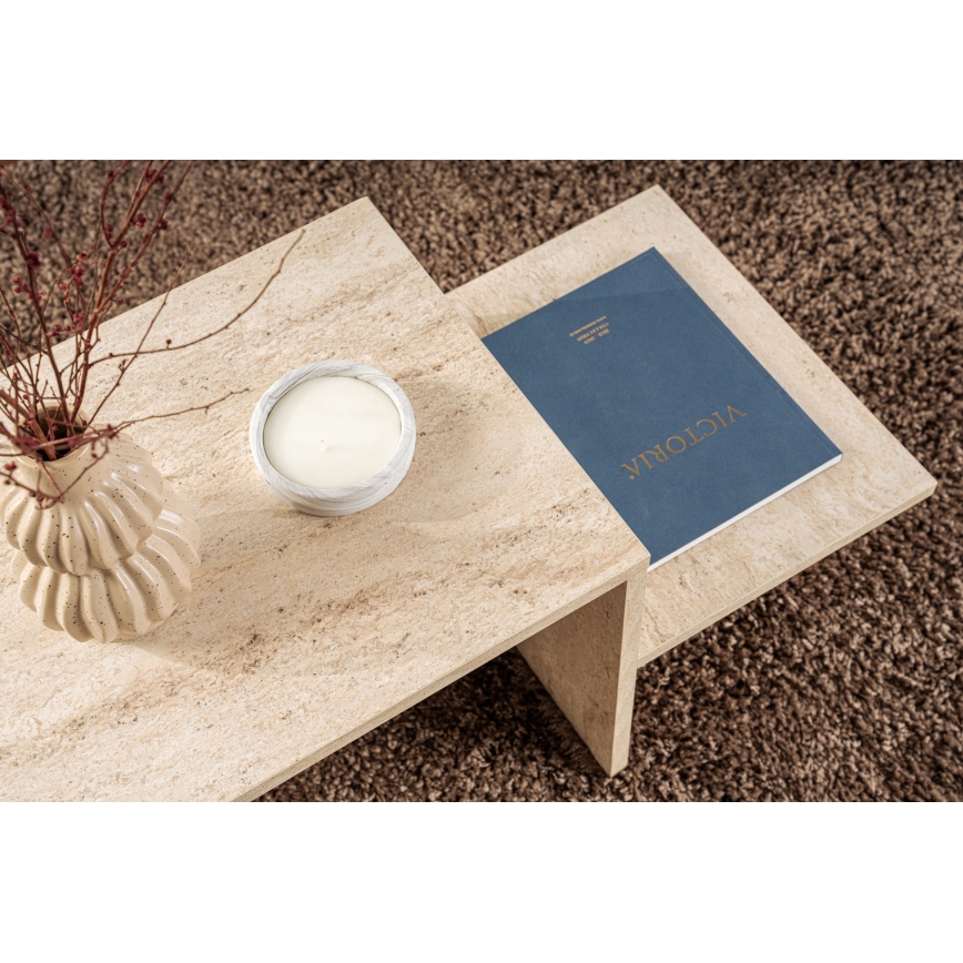 Table basse HARMONY 40x80 cm beige